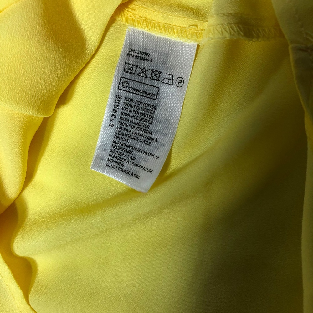 Yellow H&M Racerback Tank - Picture 5 of 5